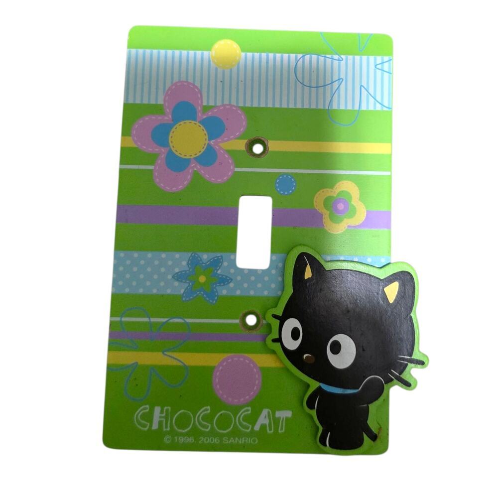 Vintage Sanrio Chococat Light Switch Plate Cover 2006 Decorative Wall Plate